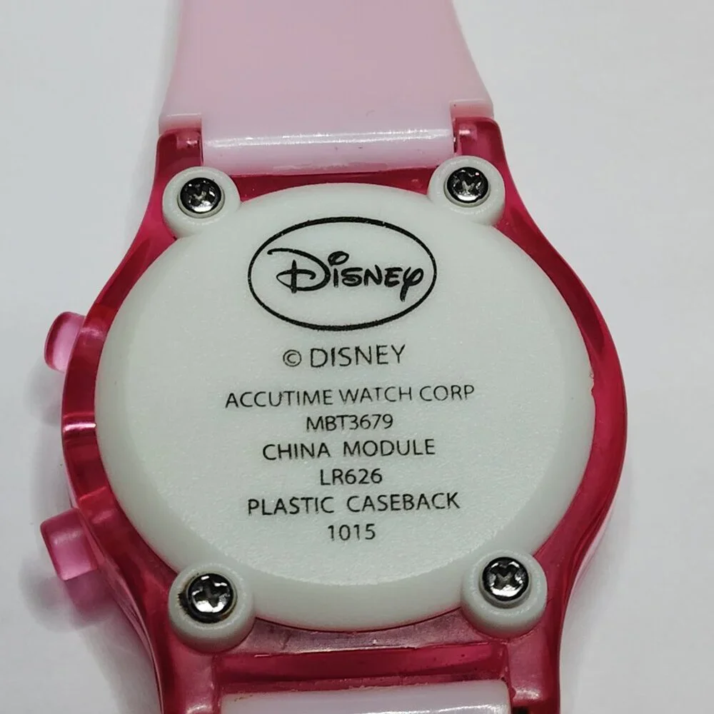 Vintage Minnie Mouse Digital Watch - Pink Bow Design, 8